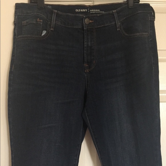 NWOT Old Navy dark denim bootcut jeans 16 short - Picture 7 of 14